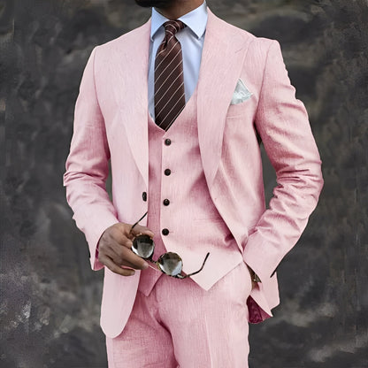 Elwyn - Traje para hombres de tres piezas, casual y formal