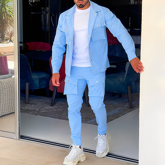 Neville - Elegante Traje Cargo para Hombres