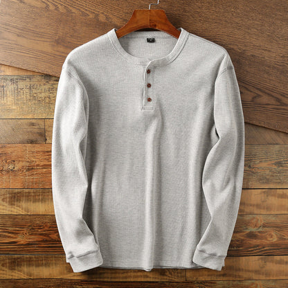 Samuel - Jersey retro de manga larga para hombre