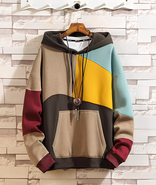 Stephen - Sudadera con capucha amplia y colorida para hombres