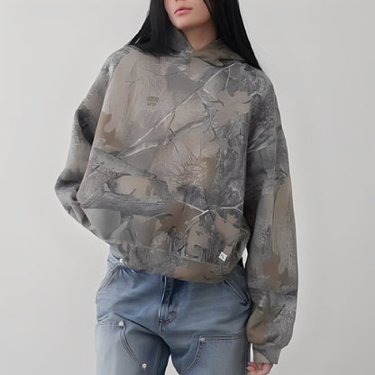 Anya - Cómodo Hoodie de Camuflaje