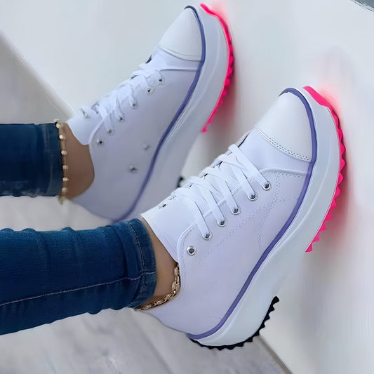 Mellony - Zapatos casuales con suelas gruesas para mujeres