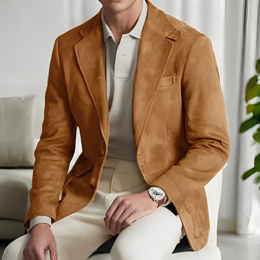 Martin - Saco elegante de traje con botón para caballeros