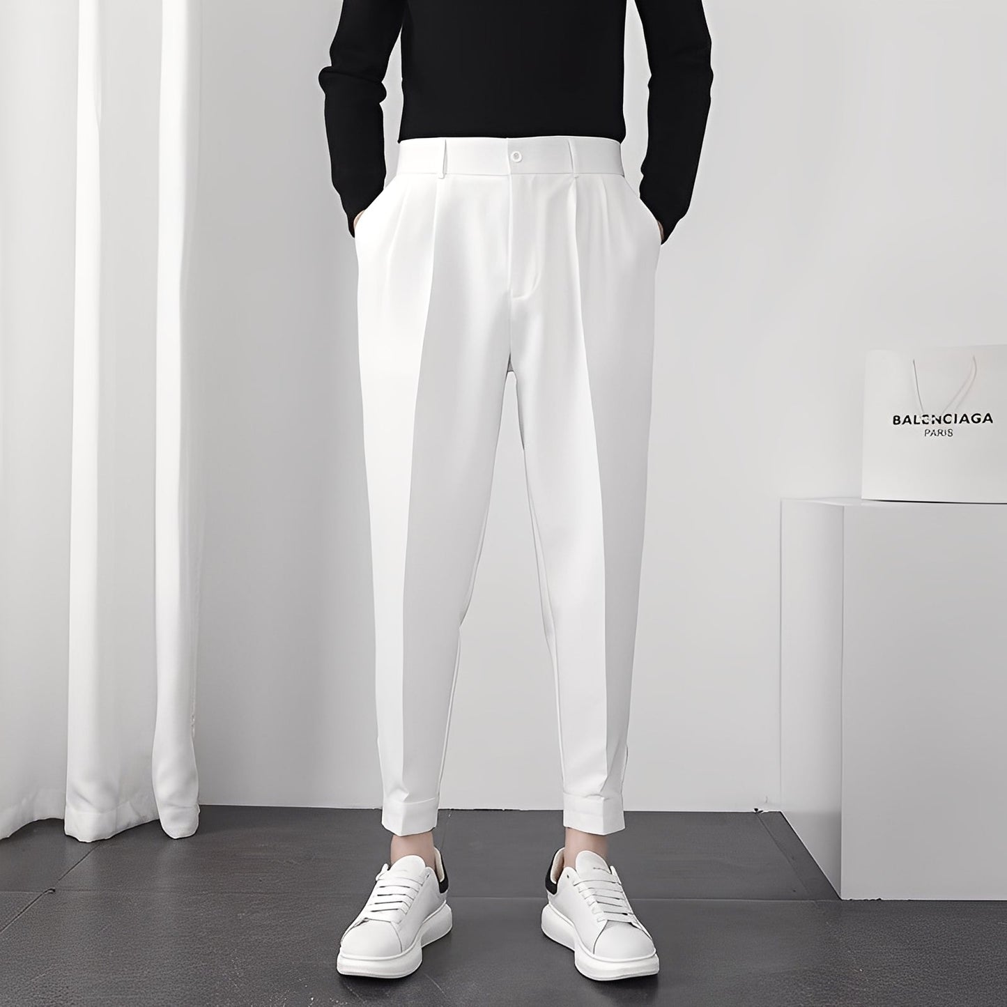 Micheal - Pantalón moderno, cómodo y holgado para hombres
