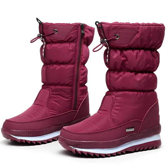 Leonard - Botines de invierno cálidos y gruesos para mujer