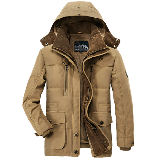 Tyrone - Chaqueta gruesa y cálida con capucha para hombres