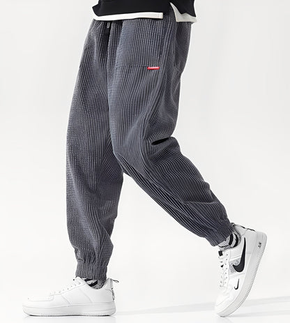 Nicholas - Pantalones de Correr de Pana Modernos para Hombres