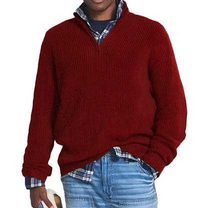 Nickolas - Suéter básico y cómodo para hombre
