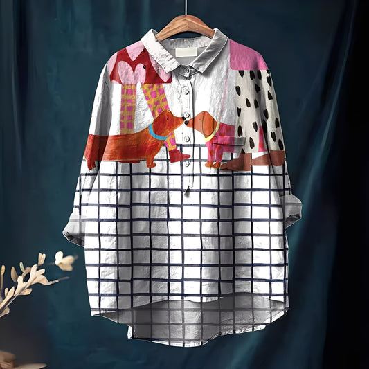 Gwenaël - Camisas clásicas de mujer de manga larga