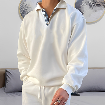 Colsen - Suéter Moderno para Hombre con Cremallera