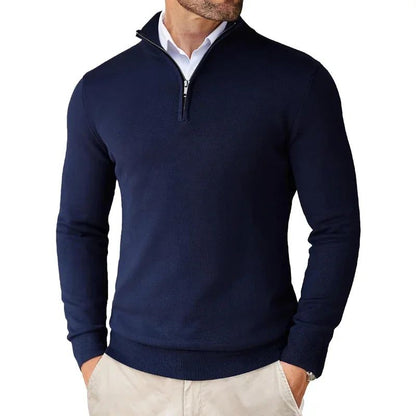 Bowen - Suéter para Hombre con Cremallera Moderna