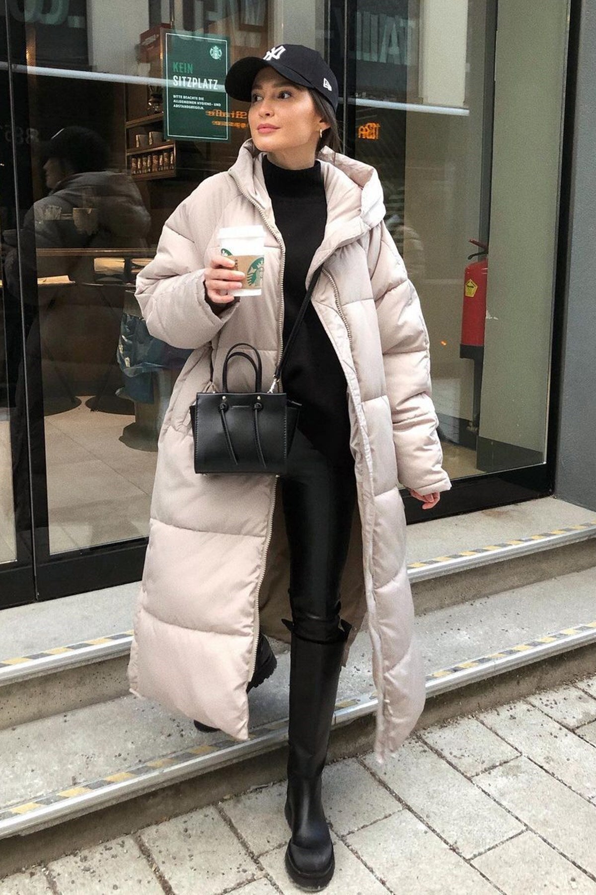 Khloe - Abrigo largo y acolchado para mujeres, caliente en invierno