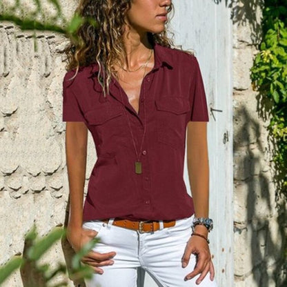 Florencia – Camisa urbana con mangas cortas