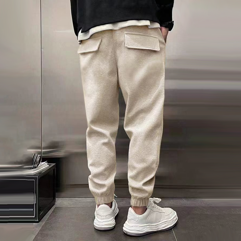Ceejay – Pantalones cómodos para hombre con cintura flexible