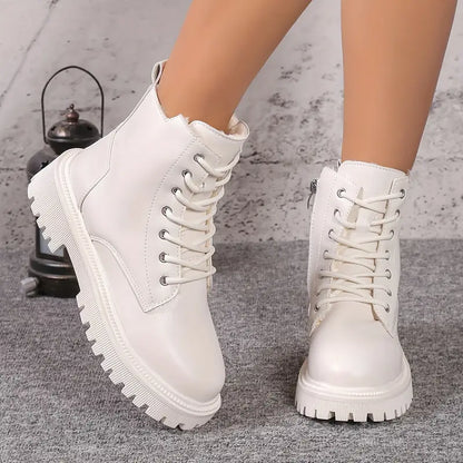 Keelin – Botas de Plataforma con Peluche