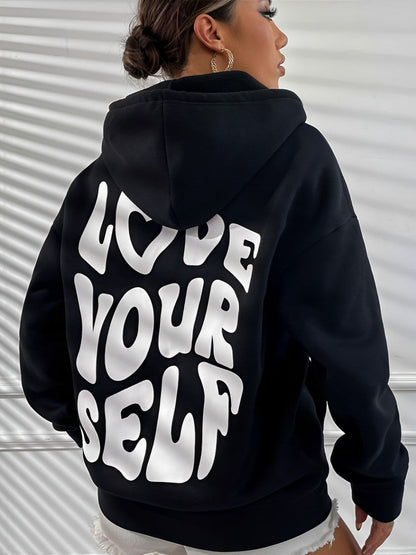 Daria – Hoodie de Algodón Impreso