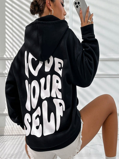 Daria – Hoodie de Algodón Impreso