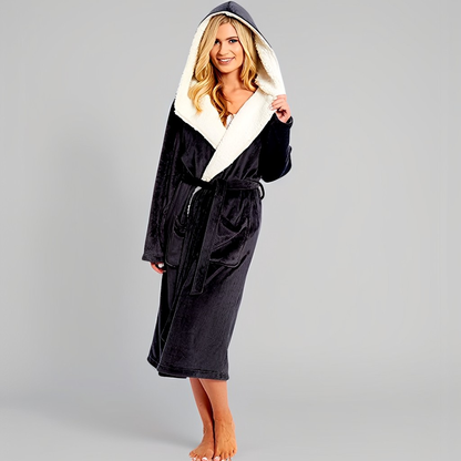 Aleta - Bata larga cómoda para mujeres