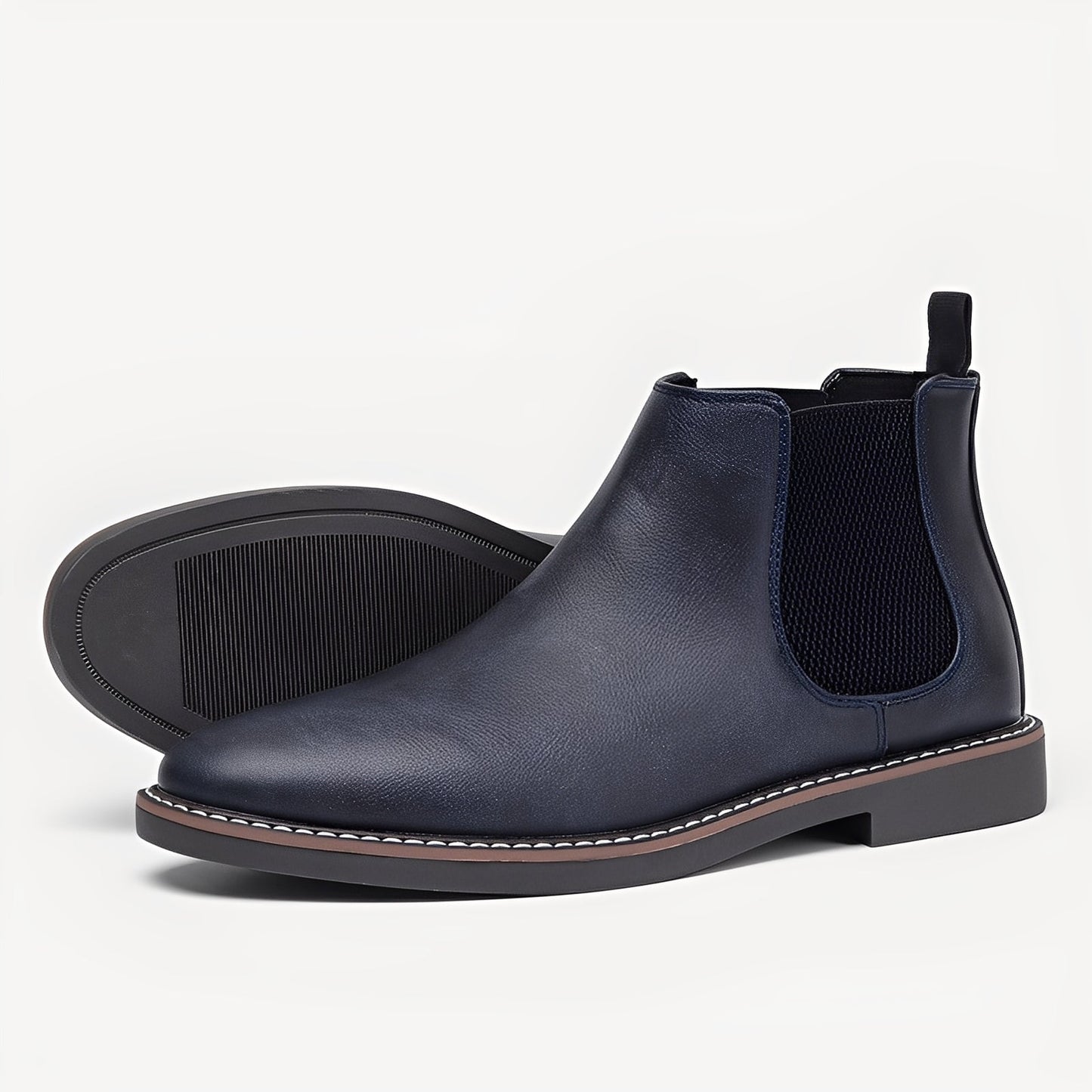 Clifton - Botas Chelsea de Cuero Clásicas para Hombres