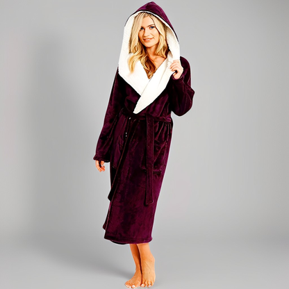 Aleta - Bata larga cómoda para mujeres
