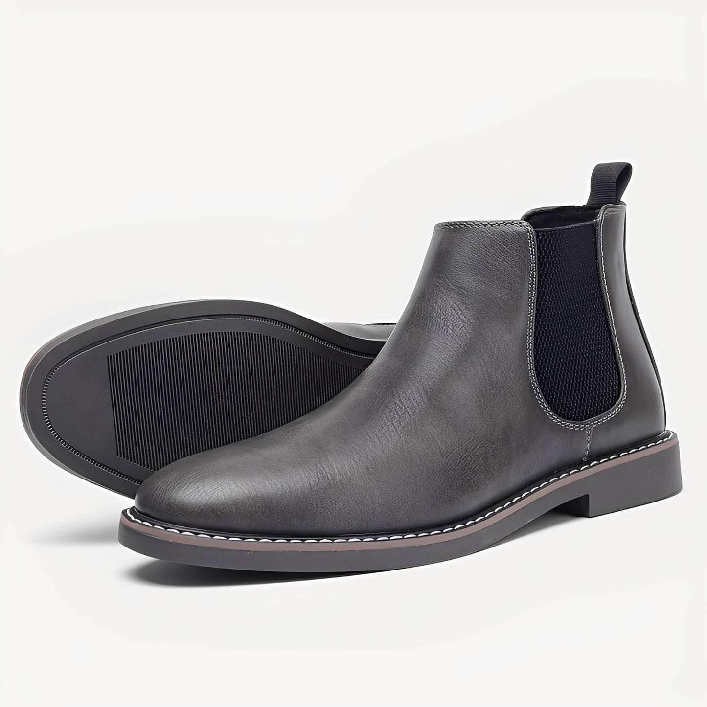 Clifton - Botas Chelsea de Cuero Clásicas para Hombres