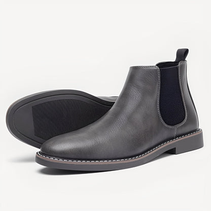 Clifton - Botas Chelsea de Cuero Clásicas para Hombres