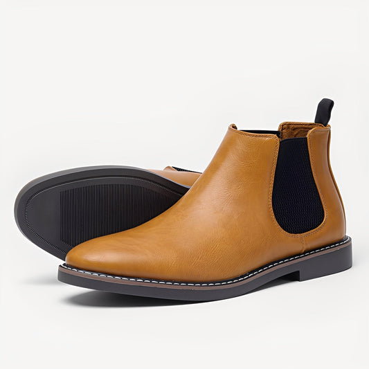 Clifton - Botas Chelsea de Cuero Clásicas para Hombres