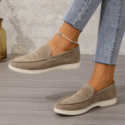 Yasmine - Zapatos de Gamuza Clásicos para Mujer