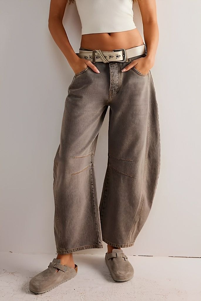 Jocelyn - Jeans anchos y cómodos para mujeres