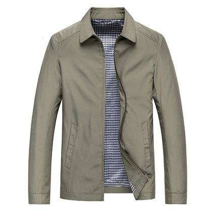 Fredric - Chaqueta informal para hombres, amplia y resistente al viento