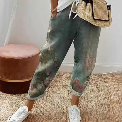 Jacinto - Pantalón cómodo para mujeres con cordón ajustable