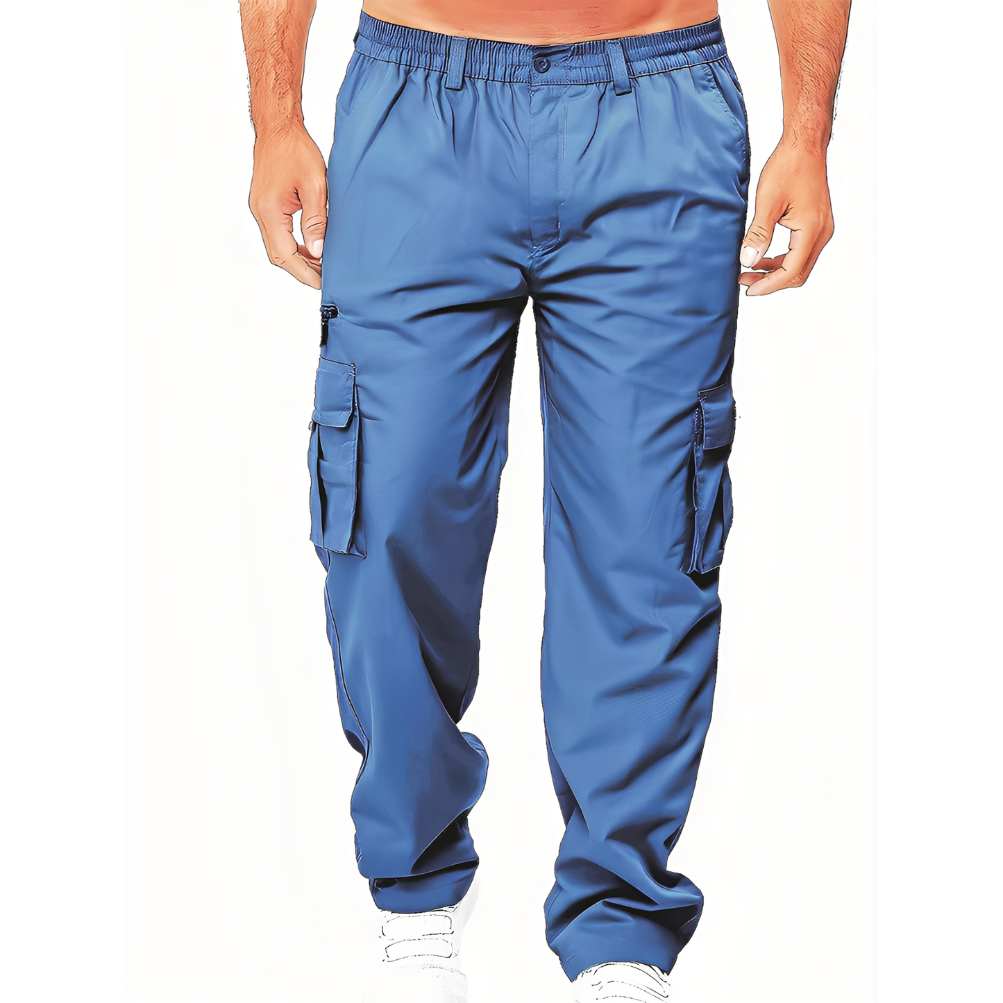 Randolf - Pantalón cargo suelto y cómodo para hombres