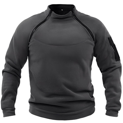 Wilbur - Chaqueta polar deportiva con cierre para hombres