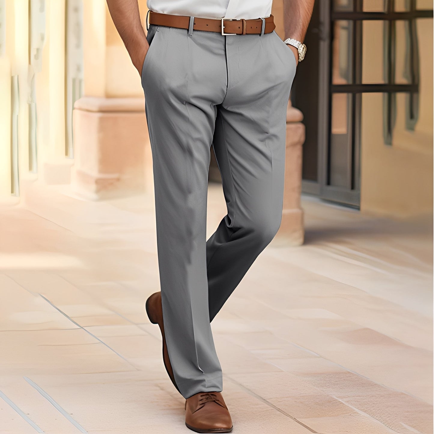 Clayton - Pantalones de Negocios Elegantes para Hombre