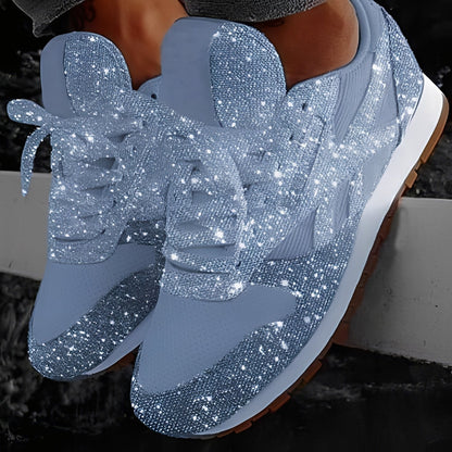 Kaycee - Brillantes, sneakers casuales Muffin para mujer