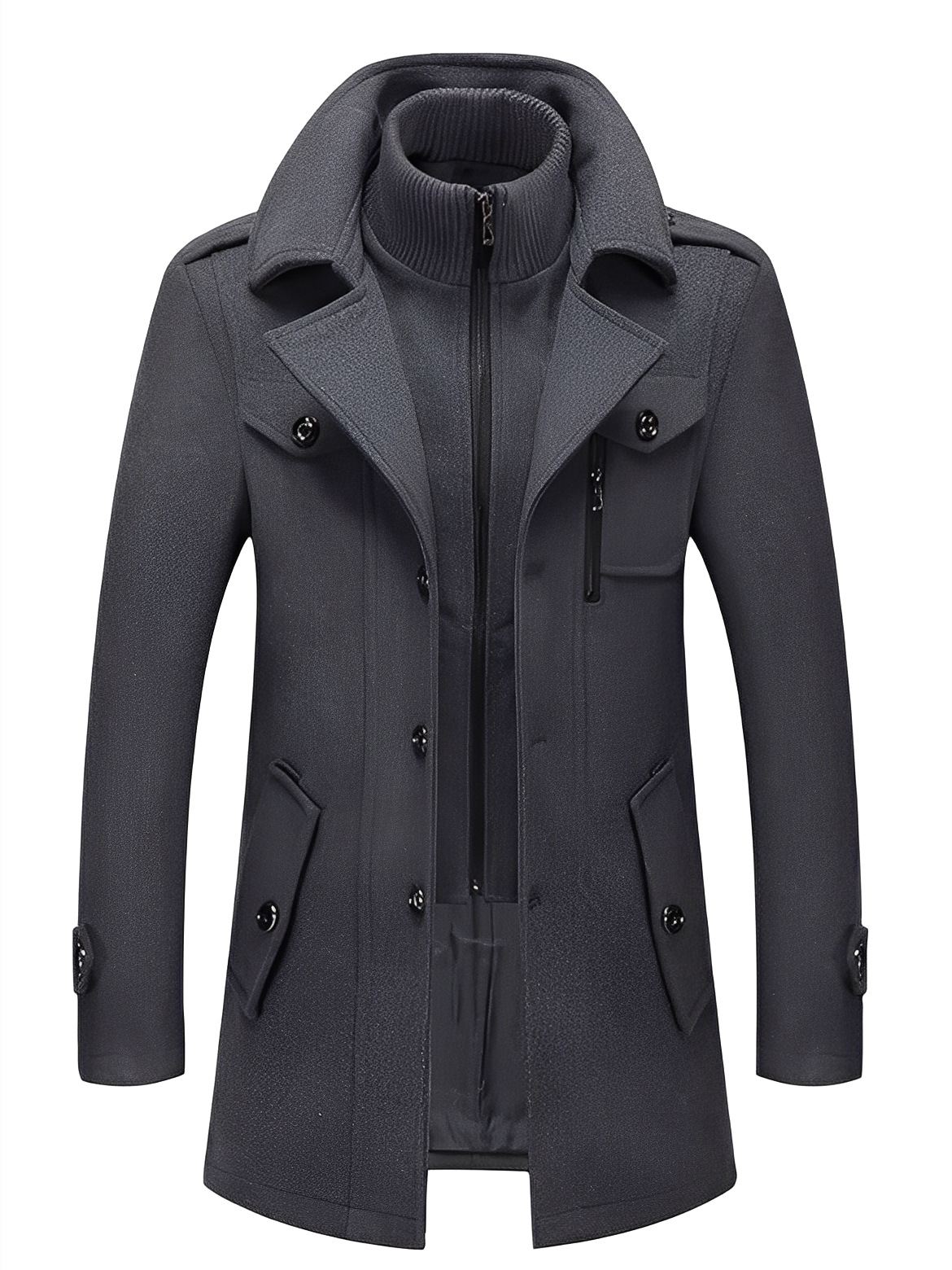 Brannon - Elegante gabardina para hombres