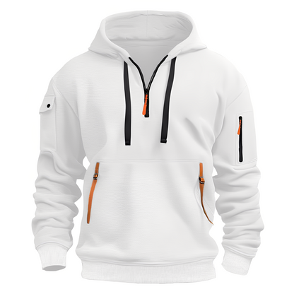 Burton - Sudadera holgada con media cremallera para hombres