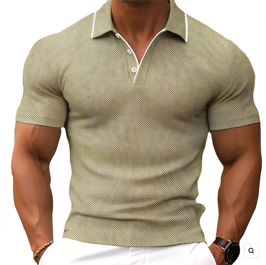 Florence - Polo Casual con Botones para Hombres