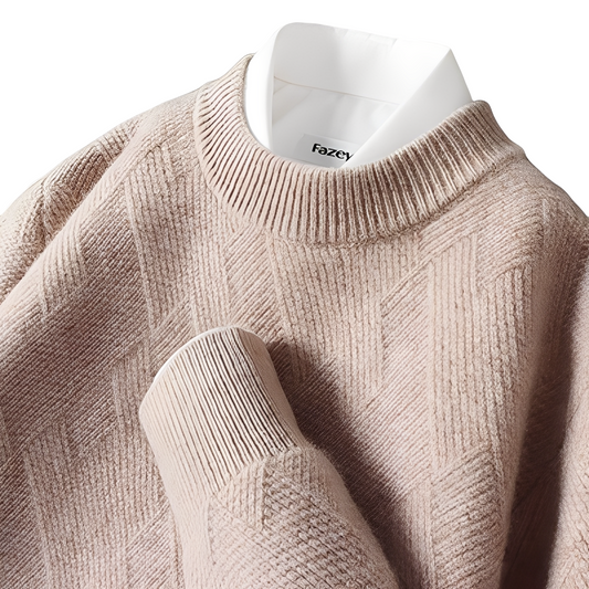 Winfred - Suéter elegante de cashmere con ajuste amplio para hombres