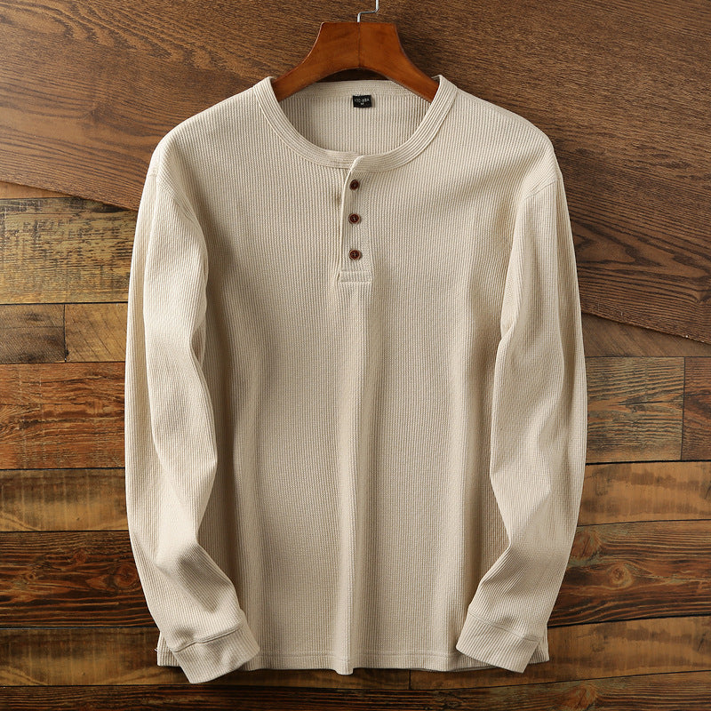 Samuel - Jersey retro de manga larga para hombre