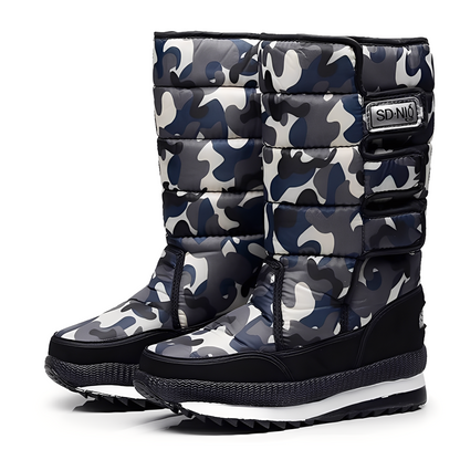 Leonard - Botines de invierno cálidos y gruesos para mujer