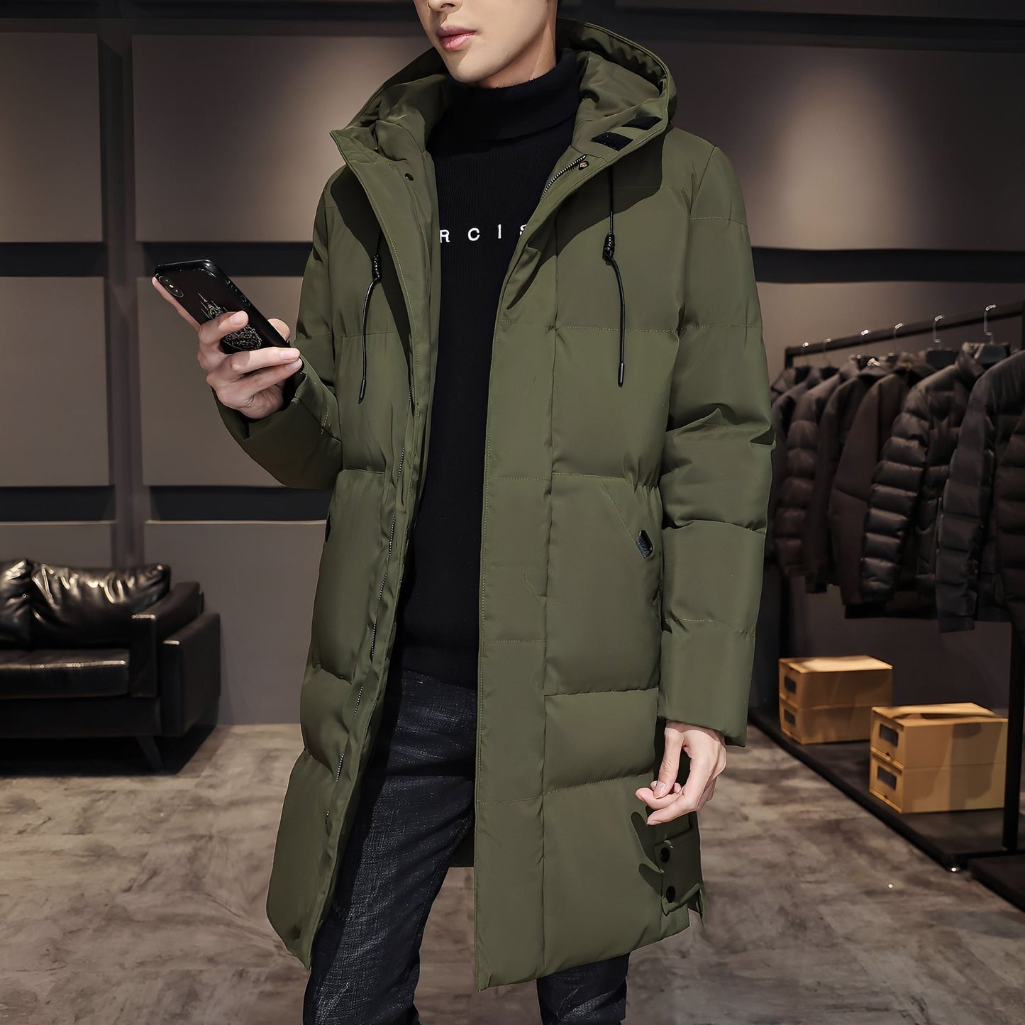 Bryan - Parka gruesa y moderna para hombres