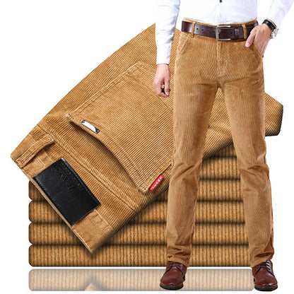 Douglas - Pantalones de pana flexibles para hombres con estilo clásico