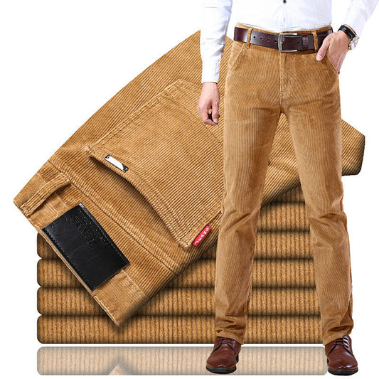 Douglas - Pantalones de pana flexibles para hombres con estilo clásico