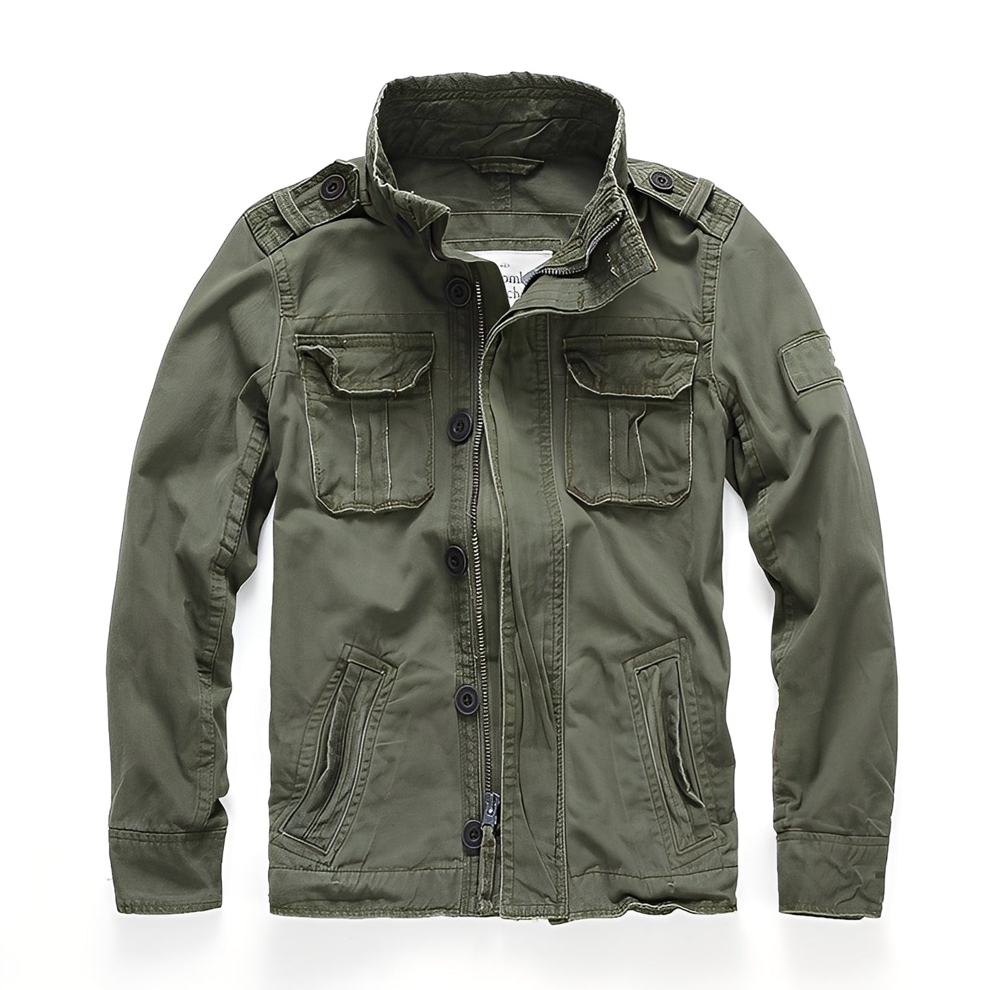 Trenton - Chaqueta de mezclilla clásica con bolsillos para hombres