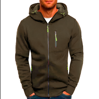 Miller - Chaqueta con Capucha y Cremallera para Hombres