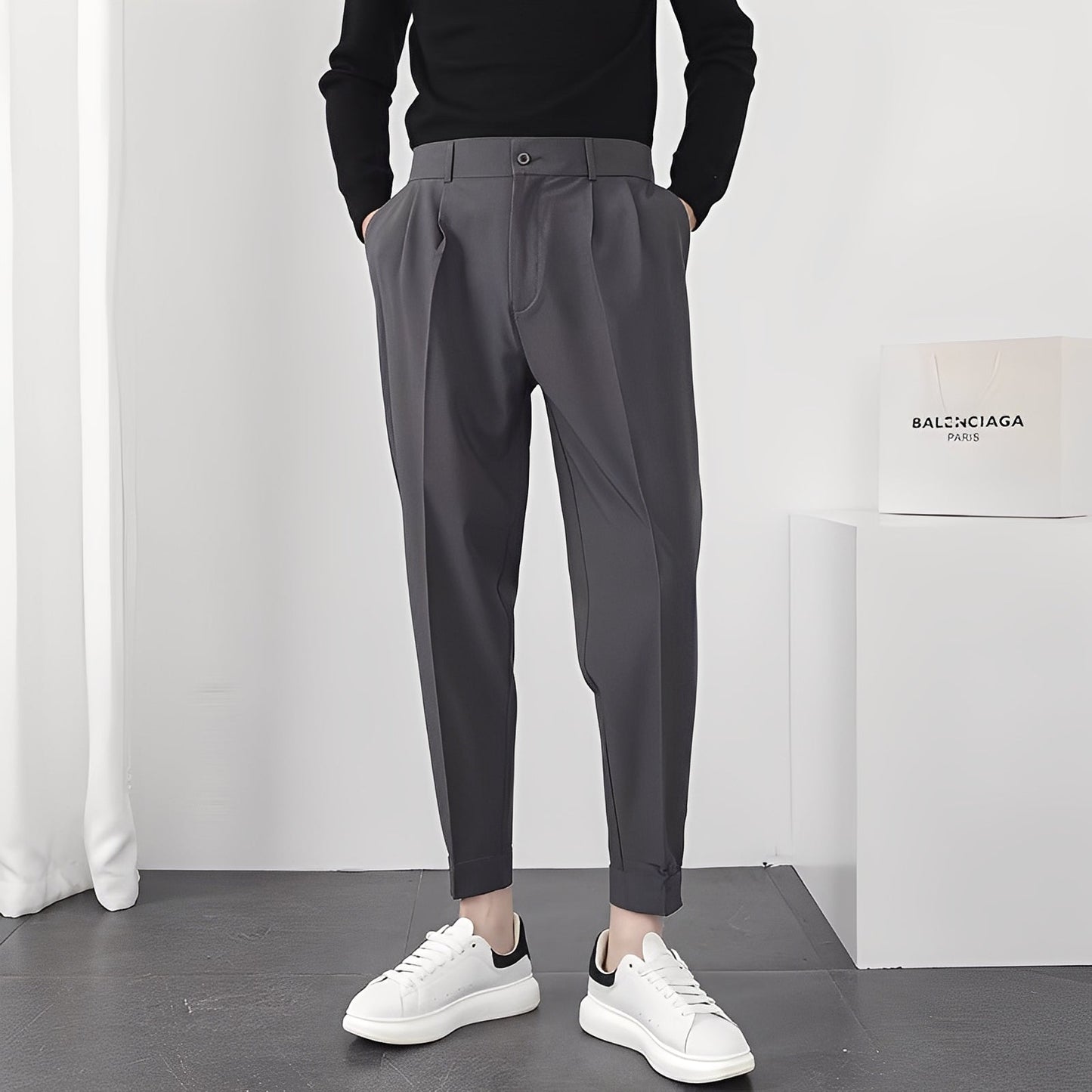 Micheal - Pantalón moderno, cómodo y holgado para hombres