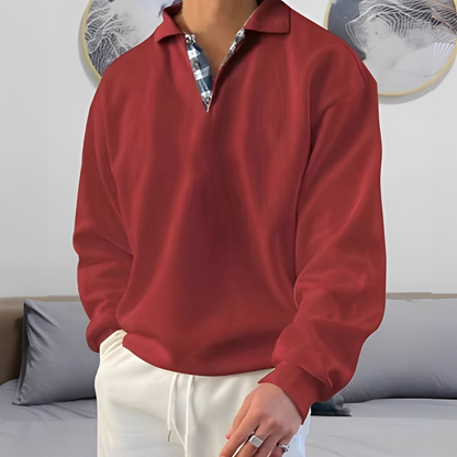 Colsen - Suéter Moderno para Hombre con Cremallera