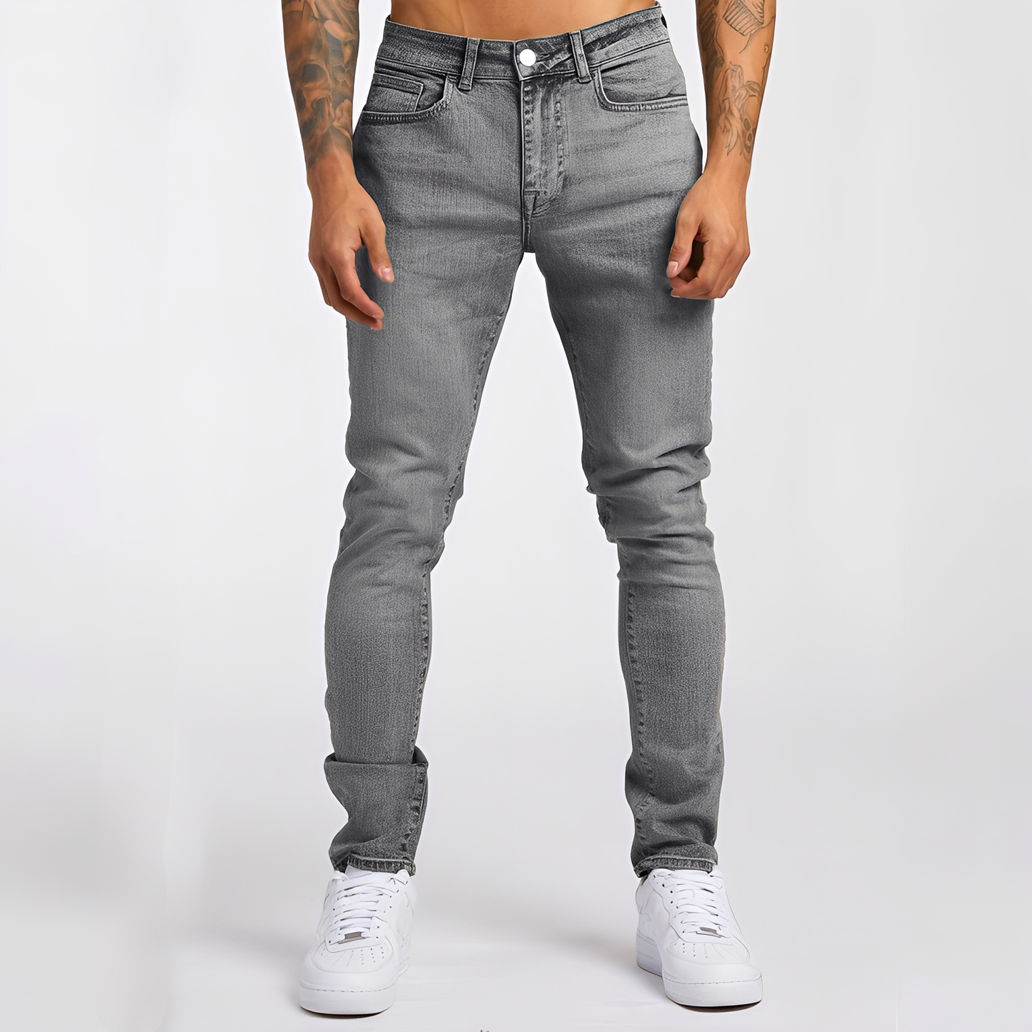 Radovan - Jeans elásticos de corte ajustado para hombres