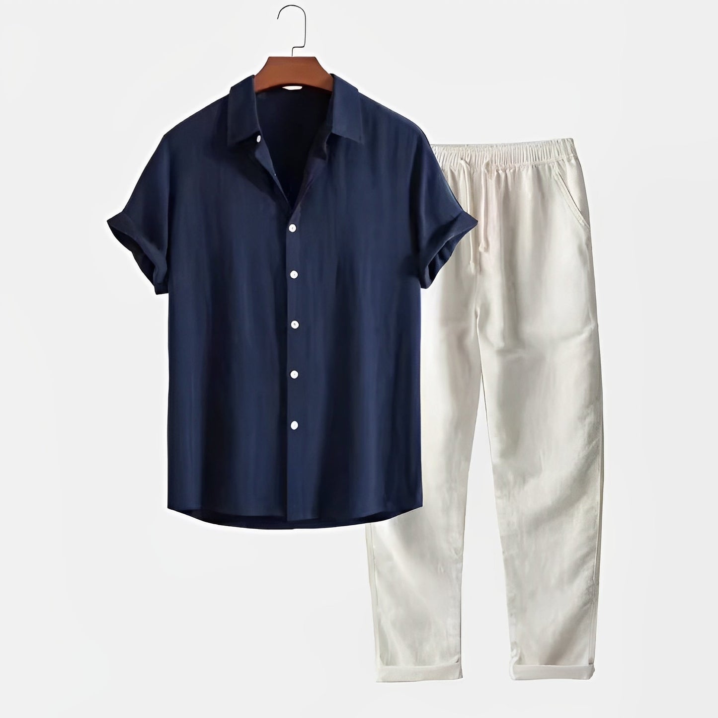 Phillip - Set de lino casual de verano para hombres